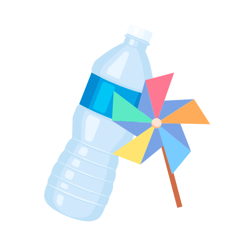 ペットボトル風車